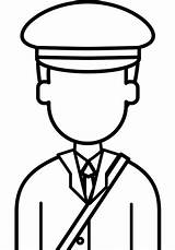 Postman coloring Page  Free Printable Coloring Pages sketch template