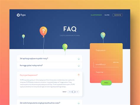 Simple FAQ page | Web design tips, Website template design, Web development design