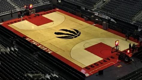 Toronto Raptors reveal new court design at Air Canada Centre | CBC News