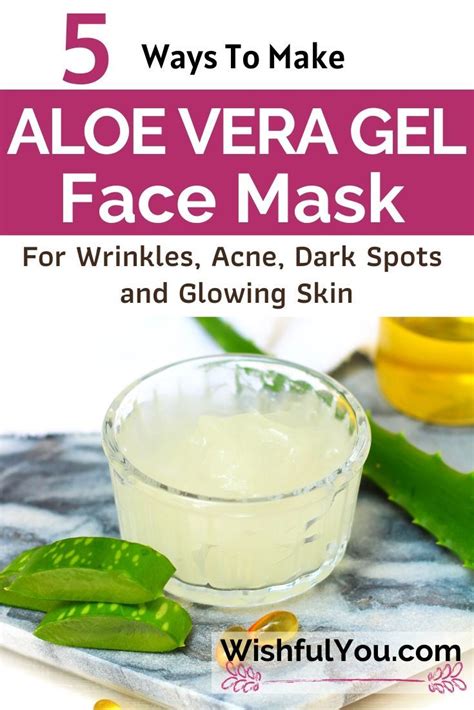 5 DIY Aloe Vera Face Mask For Glowing Skin | Aloe vera gel face ...