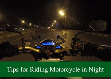 Tips for Riding Motorcycle in Night | Virgo Helmets