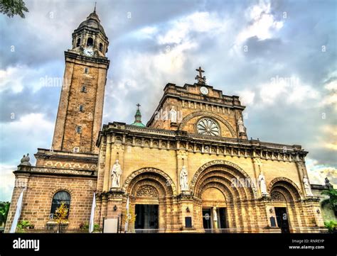 Manila Cathedral in Intramuros, the Philippines Stock Photo - Alamy