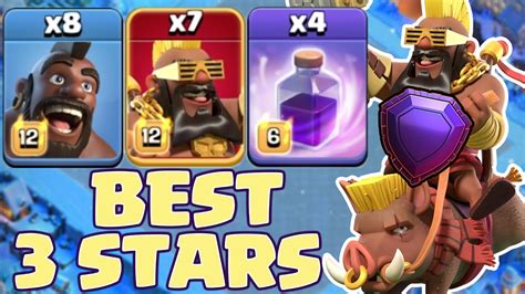 Super Hog Rider strategy with Hog Riders! Th15 Best Legend Base Attack ...