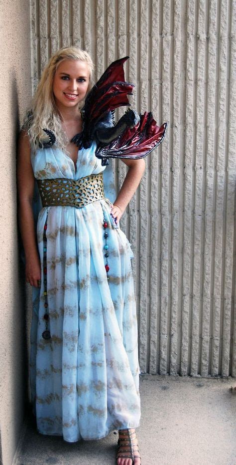 DIY Khaleesi Costume | Khaleesi halloween costume, Khaleesi costume ...