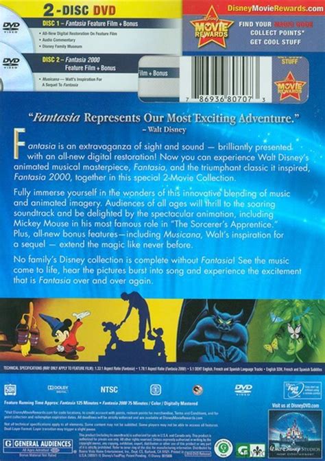 Fantasia / Fantasia 2000: 2 Movie Collection - 2 Disc Special Edition ...