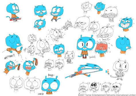 CATSUKA | The amazing world of gumball, Gumball, Cartoon character design