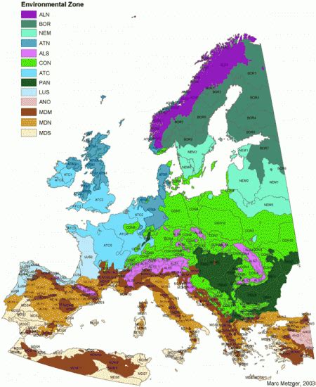 Biome Map Of Europe - United States Map