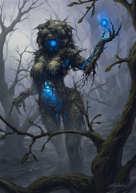 Swamp Treefolk, Kohei Hayama | Fantasy creatures art, Creature concept art, Mythical creatures art