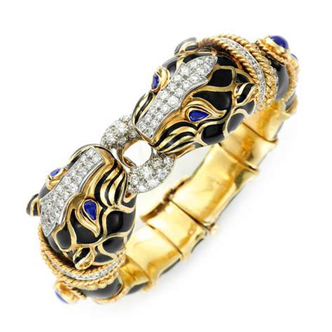 FD Gallery | A Multi-gem, Diamond and Enamel Bracelet, by David Webb