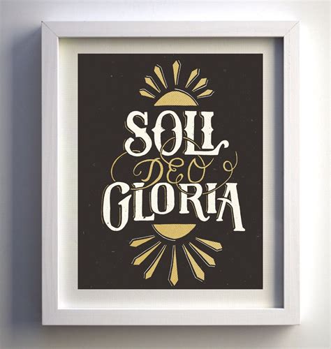 Soli Deo Gloria | Artist collective, Lettering, Visual artist