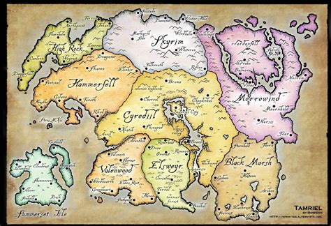 The WHOLE MAP of Tamriel! - The Elder Scrolls V: Skyrim Forum (Skyrim ...