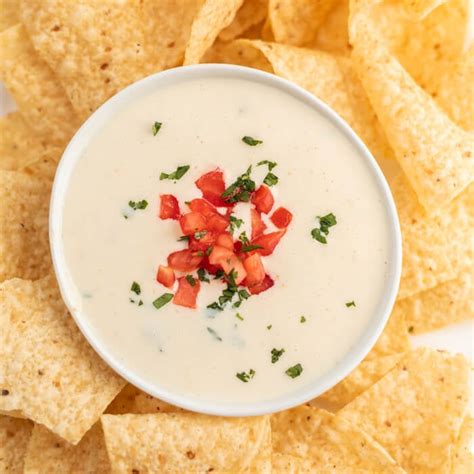 The Best Mexican White Cheese Dip (and VIDEO) - Authentic Queso Dip