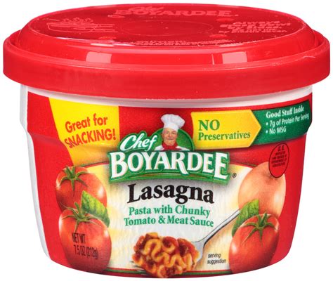 Chef Boyardee, Lasagna, 7.5 oz. Microwavable Bowl (1 Count) - RocketDSD