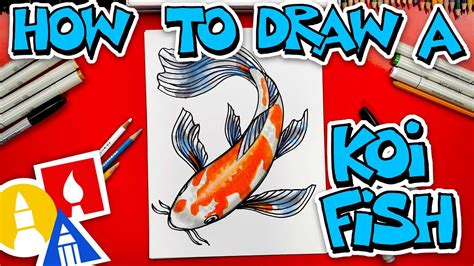 How To Draw A Koi Fish For Kids : This tutorial will guide you through ...