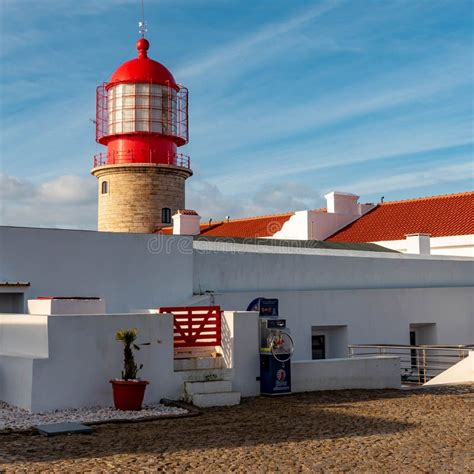 Lighthouse of Cape St. Vincent Stock Photo - Image of cape, drop: 136688398