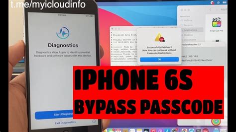 Jailbreak Passcode / disable and Bypass icloud iphone 6S iOS 14.x up to 14.8 - YouTube