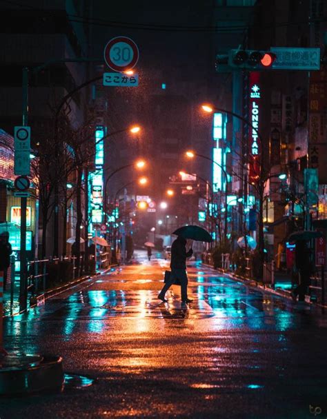 Those rainy late nights | Rainy city, Rainy street, City landscape