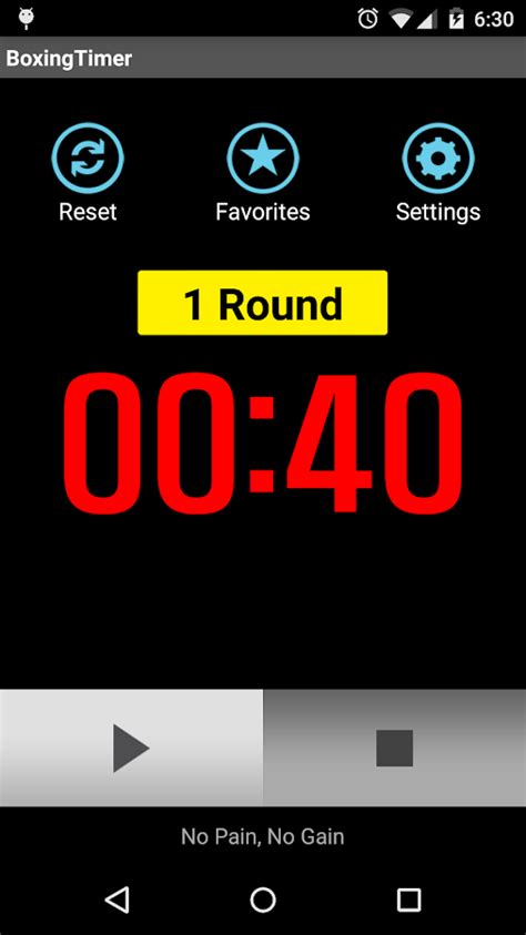 Boxing Timer (Training Timer) - Android Apps on Google Play