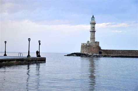 ⭐ Travel Guide for Island Crete ⛵, Greece - Chania Lighthouse