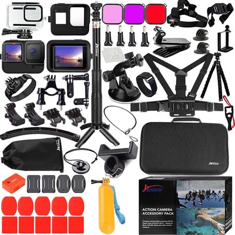 Amazon.com: Accessories Kit for Gopro Hero 13 12 11 10 9 Black ...