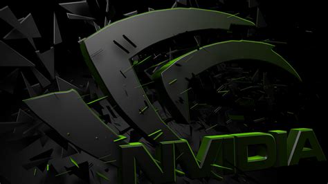 Black and green gaming chair, Nvidia, GPUs, logo, 3D HD wallpaper | Wallpaper Flare