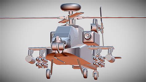 AH-64 Apache - Buy Royalty Free 3D model by SilliconValleyPilot (@real3d) [67b4b7d] - Sketchfab ...