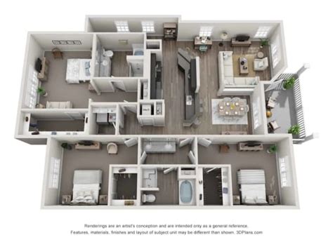 Greystone Falls | Apartments in Columbus, GA | Floor Plans