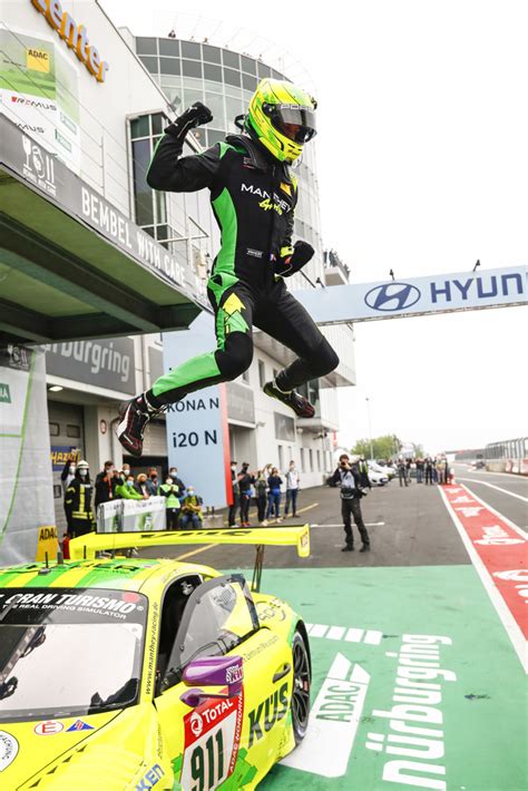 Porsche 911 GT3 R of Manthey Racing Team wins the Nürburgring 24H.