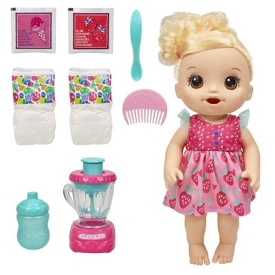 Baby Alive Magical Mixer Baby Doll Strawberry Shake, Blender ...