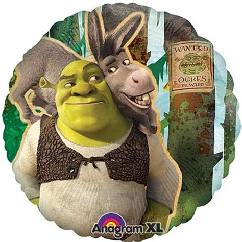 Shrek Character Authentic licensed Theme Foil / Mylar Balloons 18" ( Each ) - Walmart.com ...