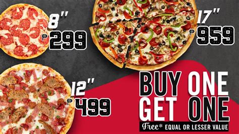 Sbarro BUY 1 GET 1 Pizza Promo | Manila On Sale