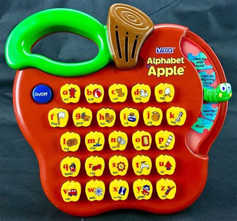 Vtech Alphabet Apple educational learning toy computer letters words ...