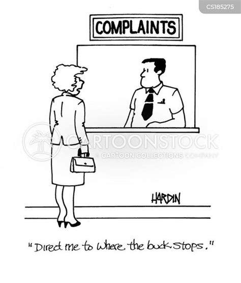 Complaints Dept Cartoons and Comics - funny pictures from CartoonStock