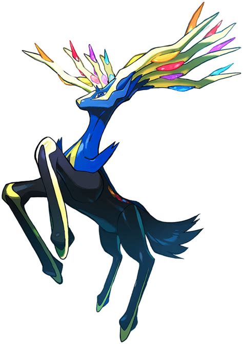 Xerneas official artwork gallery | Pokémon Database