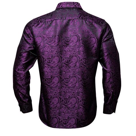 Purple and Black Paisley Dress Shirt | Beautiful ties at unbelievable prices.