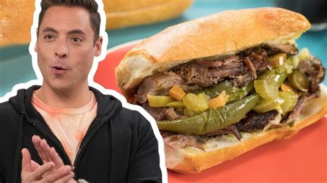 Jeff Mauro Makes an Italian Beef Sandwich | Food Network - YouTube ...