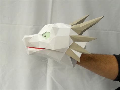 Hand Puppet Pattern: Baby Dragon Build Your Own Paper - Etsy UK