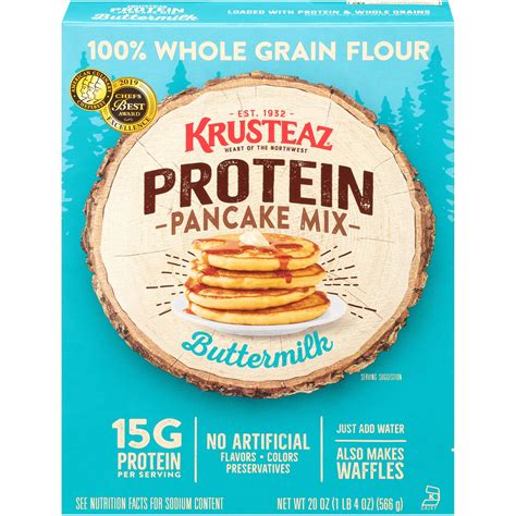 Krusteaz® Buttermilk Protein Pancake Mix 20 oz. Box - Walmart.com - Walmart.com