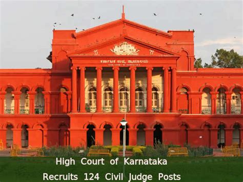 High Court of Karnataka Hiring for 124 Civil Judge Posts 2016 - Careerindia