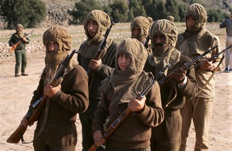 Soldiers of the Palestine Liberation Army training with SKS carbines in ...