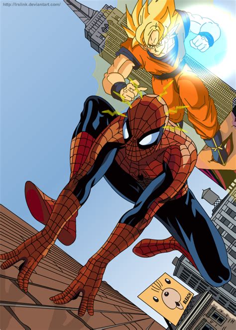 Spider man x Goku by lrslink on DeviantArt