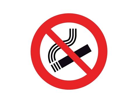 No Smoking Sign Vector PNG vector in SVG, PDF, AI, CDR format