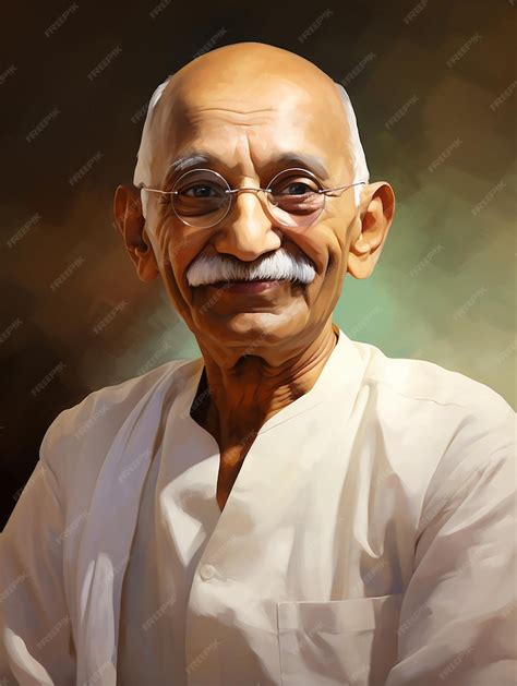 Premium AI Image | Mahatma gandhi indian freedom fighter 2 october