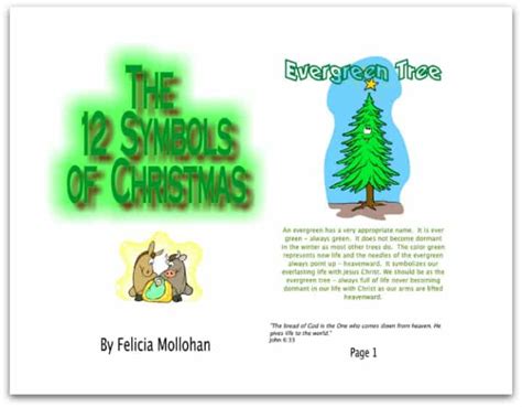 Free Printable Christmas Book: The 12 Symbols of Christmas — Ministry-To-Children.com