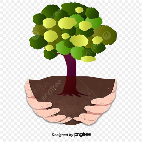 Holding Trees PNG Picture, Holding A Tree, Arbor Day Creative, Trees, Hand PNG Image For Free ...