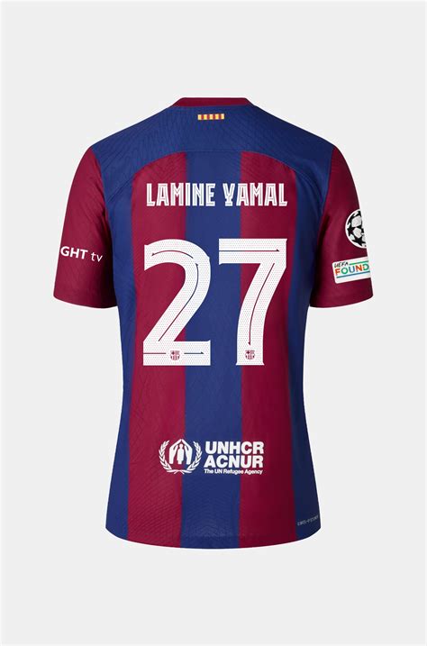 UCL FC Barcelona home shirt 23/24 - LAMINE YAMAL – Barça Official Store ...