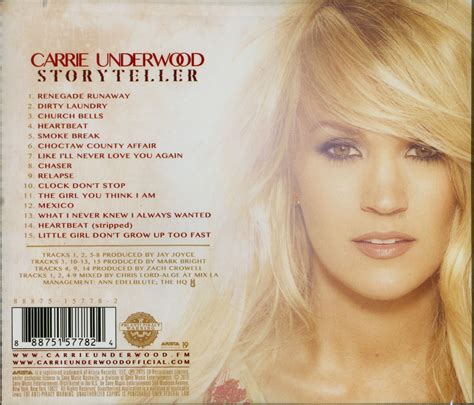 Carrie Underwood CD: Storyteller - Bear Family Records