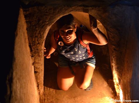 Crawling through the Cu Chi tunnels gives you a far too real perspective.