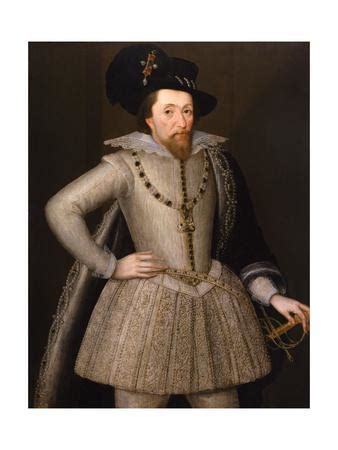 Portrait of King James I Giclee Print by John De Critz The Elder at ...