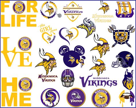 Minnesota Vikings Svg, NFL svg, Football Svg Files, T-shirt design, Cut ...